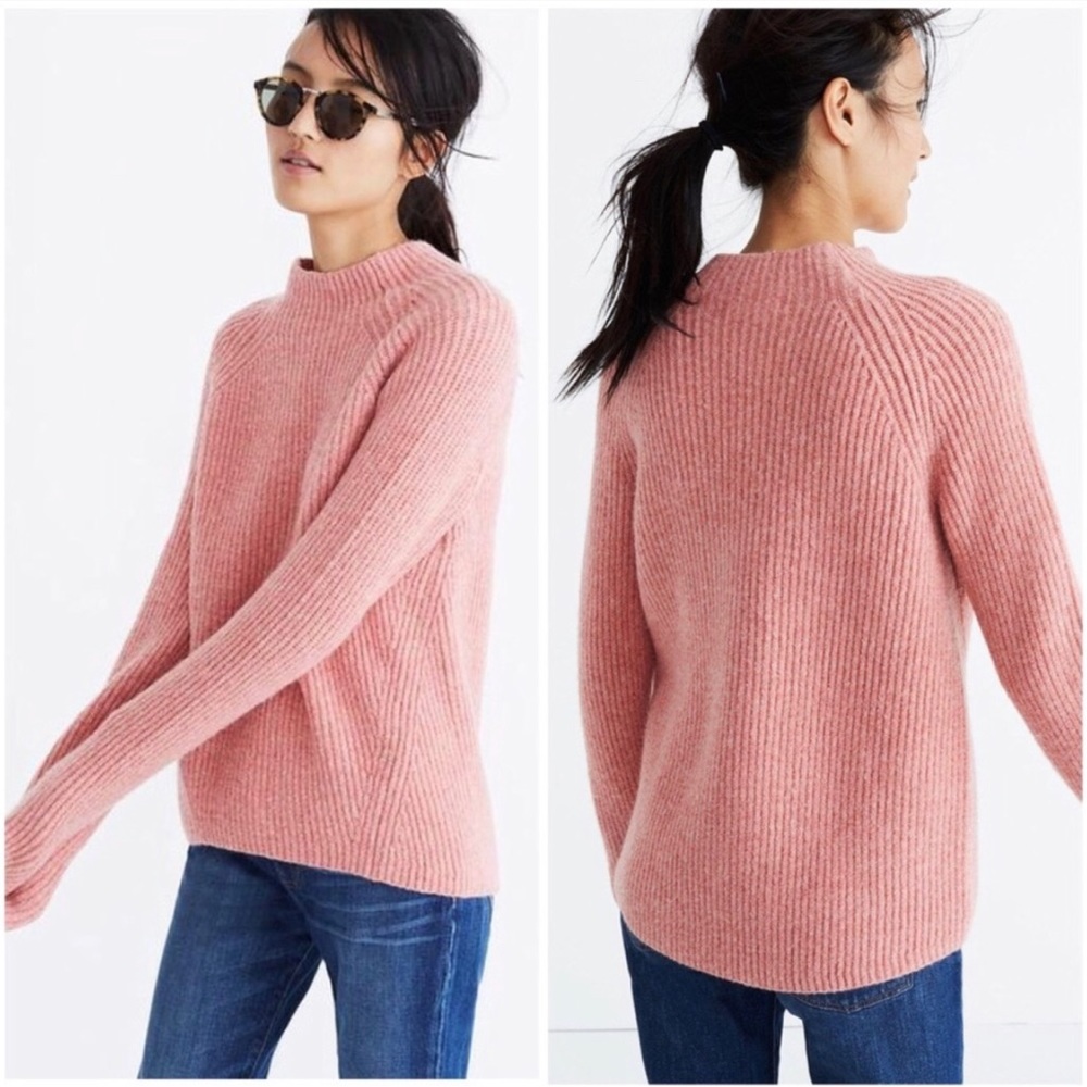 Madewell Northfield Sweater - Pink - Size XS